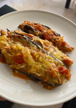 Una foto de Lasaña de Berenjenas (Melanzane alla Parmigiana)