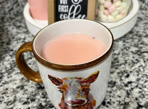 Una foto de Atole de Maseca y fresa natural 🍓