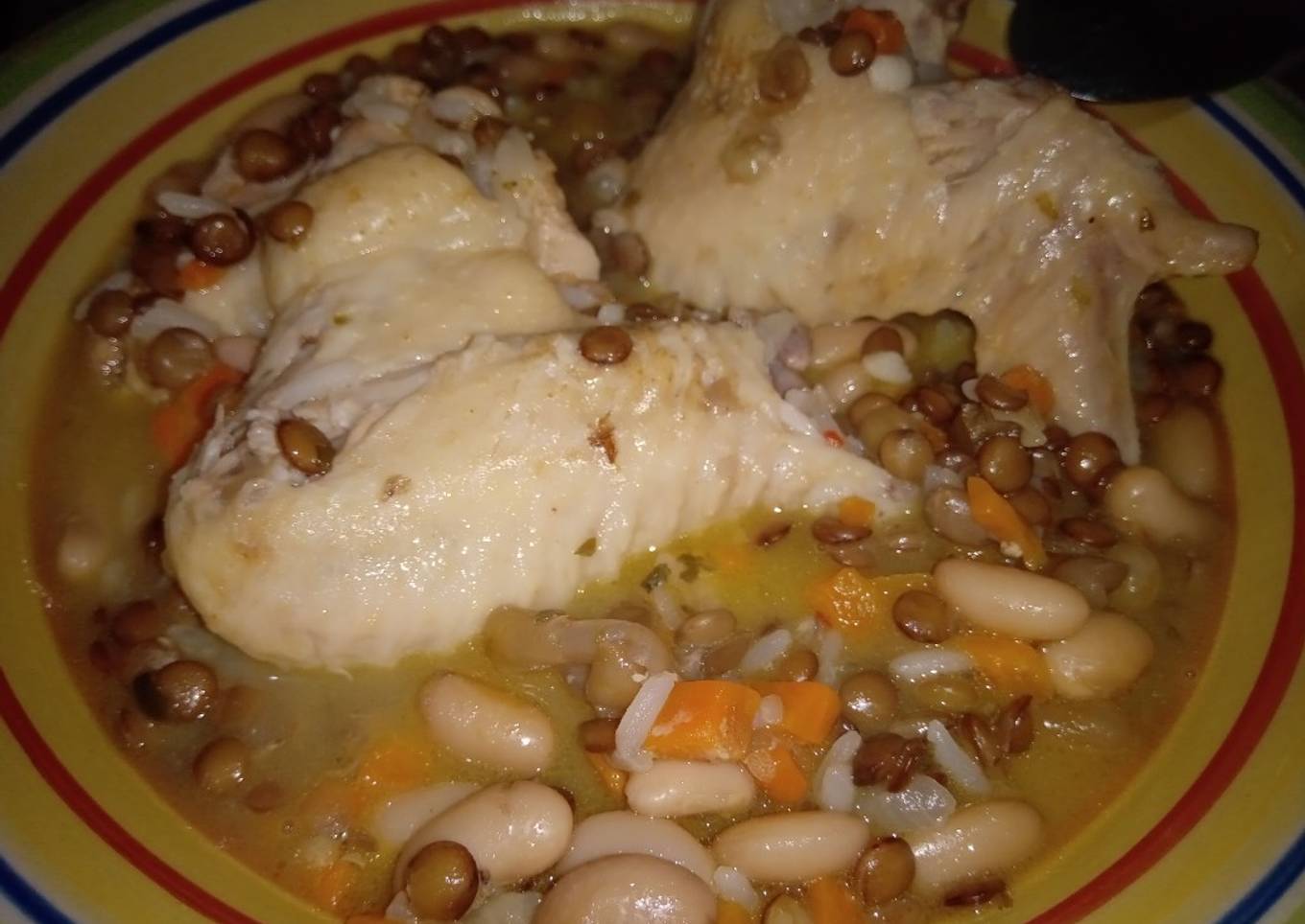 Legumbres con Pollo