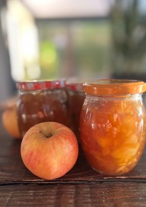 Une photo de Confiture de pommes 🍎 🍏