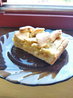 Rácsos körtés pite recept fotója