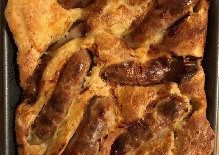 Steps to Make Perfect Unadorned Toad-in-the-Hole