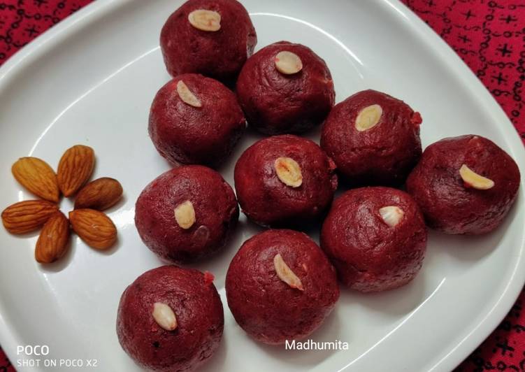 Recipe of Speedy Beetroot Sweet potato Ladoos