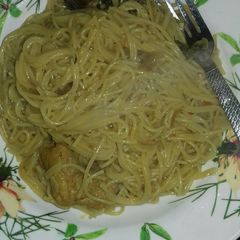 A picture of Spaghetti jollof.