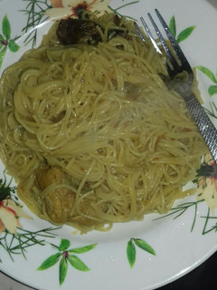A picture of Spaghetti jollof.