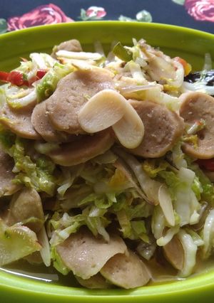 Foto resep Tumis Sawi Putih dengan Bakso