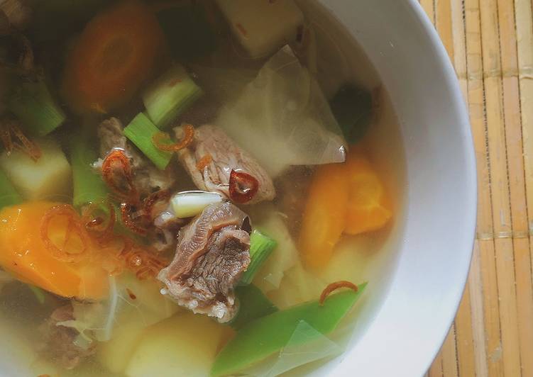 Sop Bening Daging Sapi Tanpa Ribet