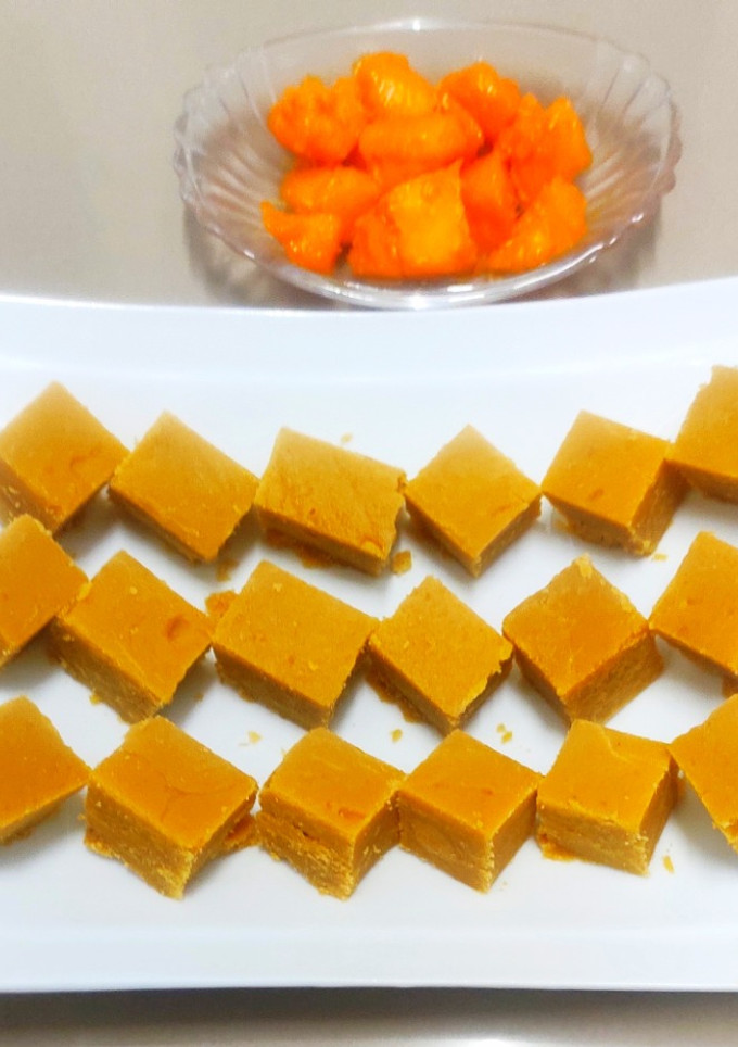 மாம்பழ மைசூர் பாக் (Mango Mysore Pak recipe in tamil) செய்முறை முக்கிய புகைப்படம்