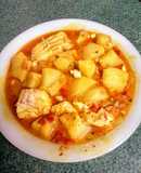 Guiso de patatas con bacalao fresco