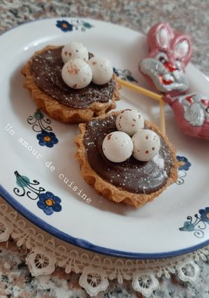 Une photo de Tartelettes nids de pâques 🐣