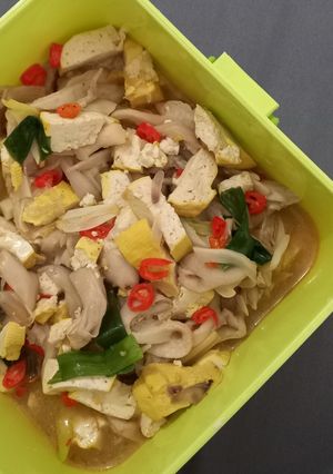 Foto resep Tumis Jamur Tiram + Tahu