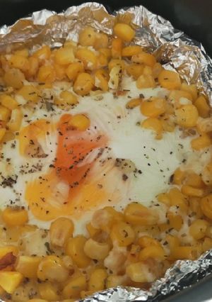 รูปของ ไข่ดาวข้าวโพด Airfryer