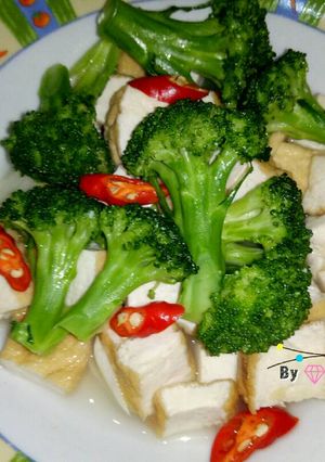 Foto resep Cah Brokoli Tahu Mentega Enak Banget