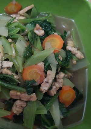 Foto resep Tumis sayur pahit labu siam