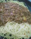 Spaghetti bolognese alakadarnya