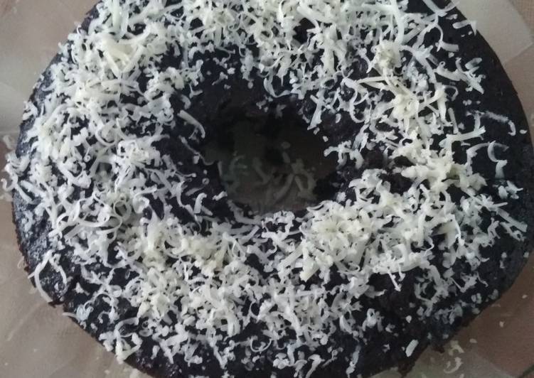 Brownies simple 2 bahan (Oreo & Susu cair)