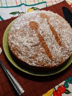 Una foto de Bizcocho de zanahoria y nueces