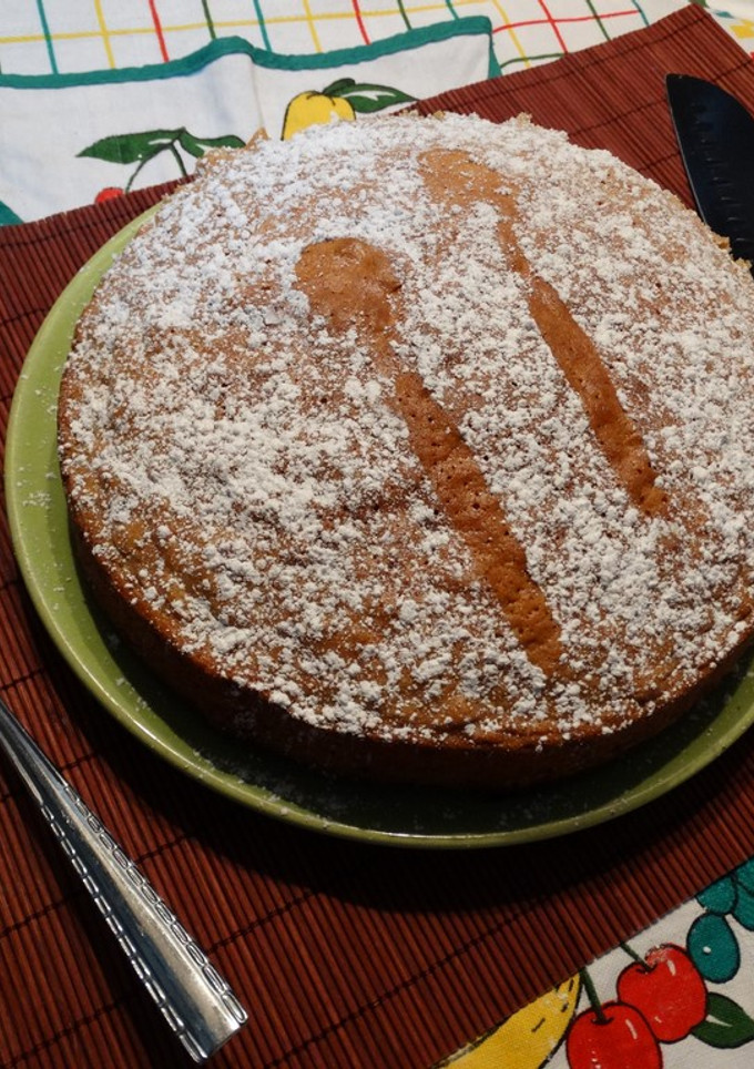 Una foto de Bizcocho de zanahoria y nueces