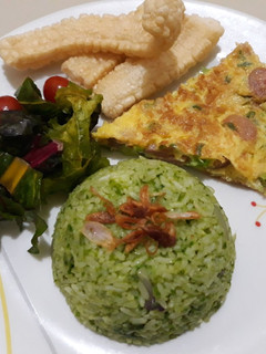 Foto resep Nasi goreng hijau