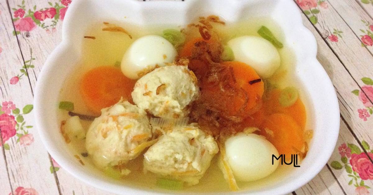 Resep Sup Bola Ayam Kaldu Sayuran Oleh Muli Cookpad