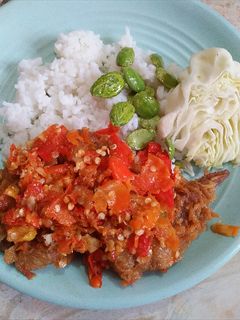 Foto resep Sambal ayam geprek