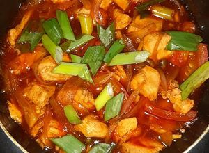 Foto resep Dada ayam fillet saos padang