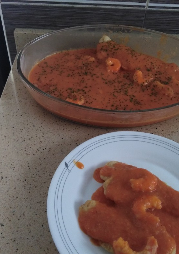 Una foto de Merluza en salsa