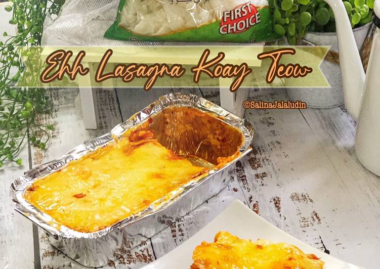 Arahan Memasak Ehh Lasagna Koay Teow yang Yummy
