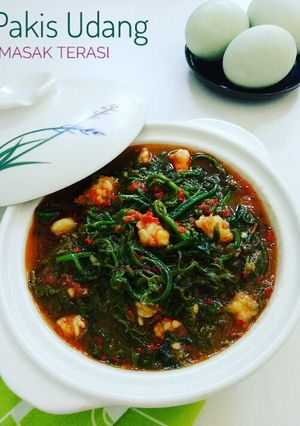 Foto resep Pakis Udang Masak Terasi