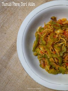 Foto resep Tumis Pare Teri Asin