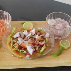A picture of Bengali Special Ghugni Chaat.