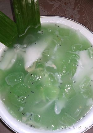 Foto resep Es lidah buaya dan kelapa Muda
