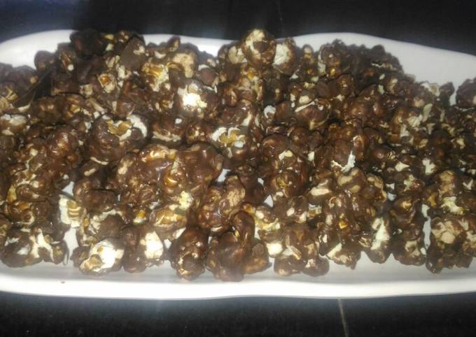 Recipe of Super Quick Homemade Chocolate Popcorn