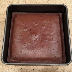 A picture of Easy Gluten Free Brownie Cake.