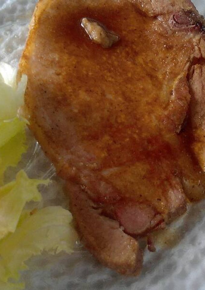 Una foto de Chuletas de cerdo caramelizadas