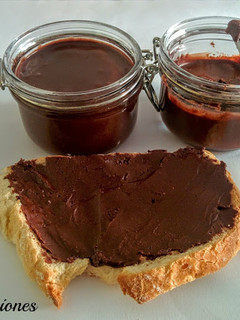 Una foto de Nutella casera