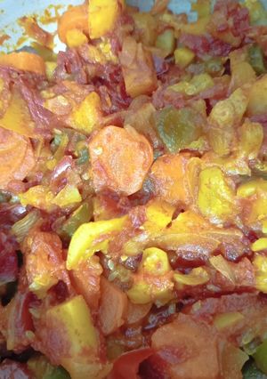 عکسی از دستور خوراک کدو