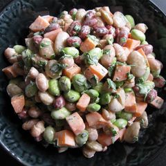 A picture of Mixed Beans Wasabi Mayo Salad.