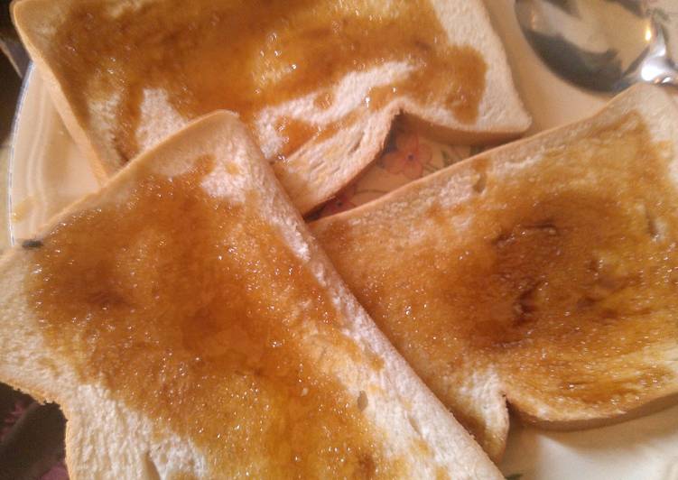 Steps to Prepare Quick Slice bread with honey