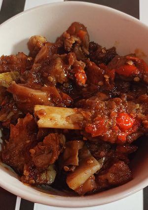 Foto resep Gongso jeroan sapi
