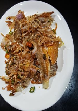 Gambar Ikan Kering Goreng Bawang & Cili