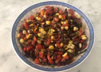 Easiest Way to Make Appetizing Bean and corn salad in cuminlime dressing