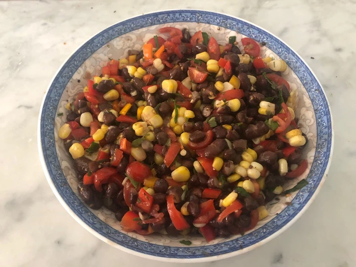 Recipe Bean and corn salad in cumin-lime dressing the Delicious Delicious
