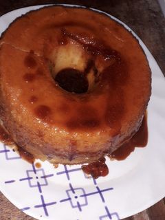 Una foto de Budín de pan casero