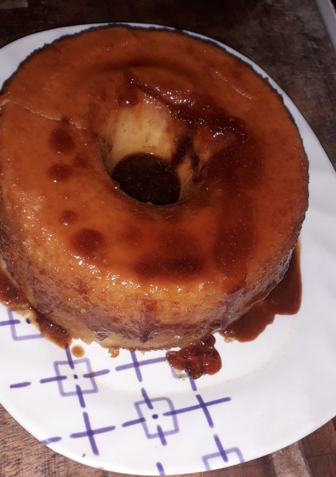 Una foto de Budín de pan casero