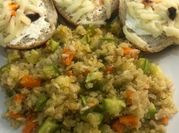 Una foto de arroz con quinoa