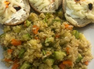 Una foto de Arroz con quinoa