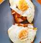 Easy Steps Prepare Recipes Eggs and leek on toast breakfast the Delicious Perfect.