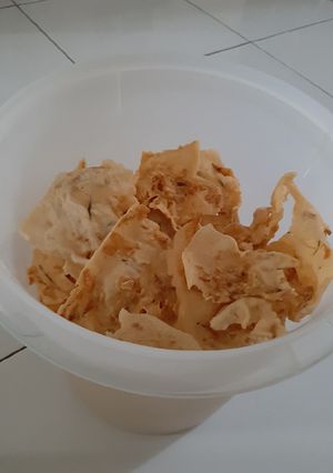 Foto resep Peyek tanpa kunyit