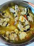 Arroz con rape y cocochas